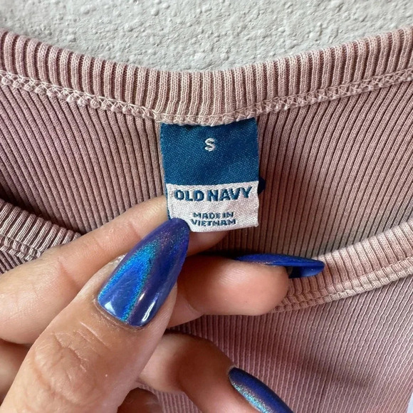 Old Navy ribbed bodycon mini dress - tan, size small - Picture 2 of 4